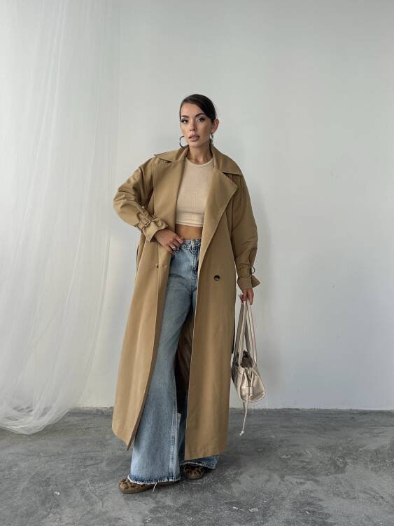 Sabella Trençkot - Camel - 4