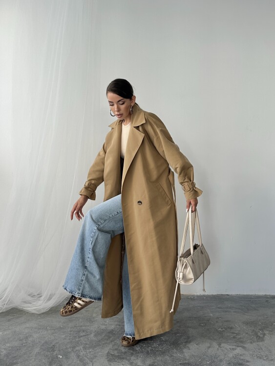 Sabella Trençkot - Camel - 5