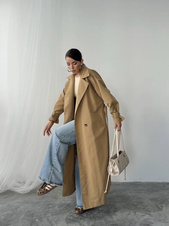 Sabella Trençkot - Camel - 5