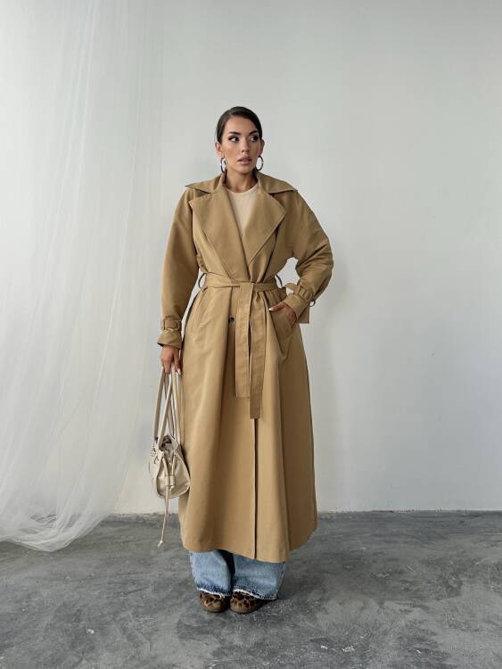 Sabella Trençkot - Camel - 7