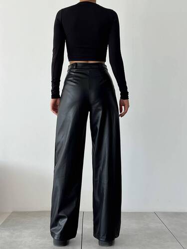 Seley Pantolon - Siyah