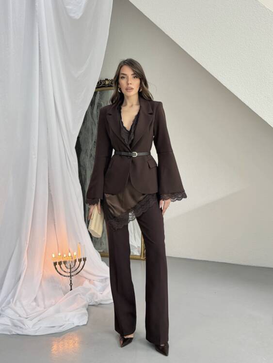 Sidone 3 Lü Takım - Acı Kahve - 1