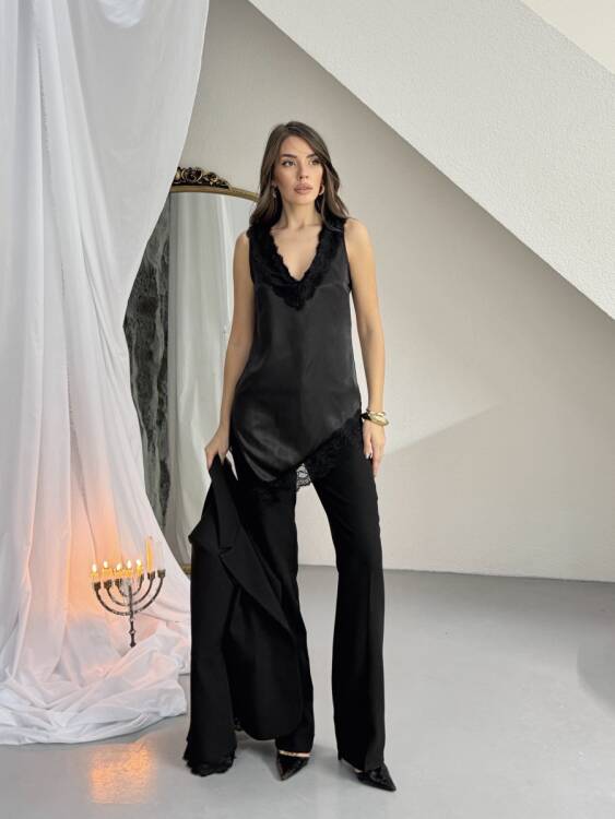 Sidone 3 Lü Takım - Siyah - 2