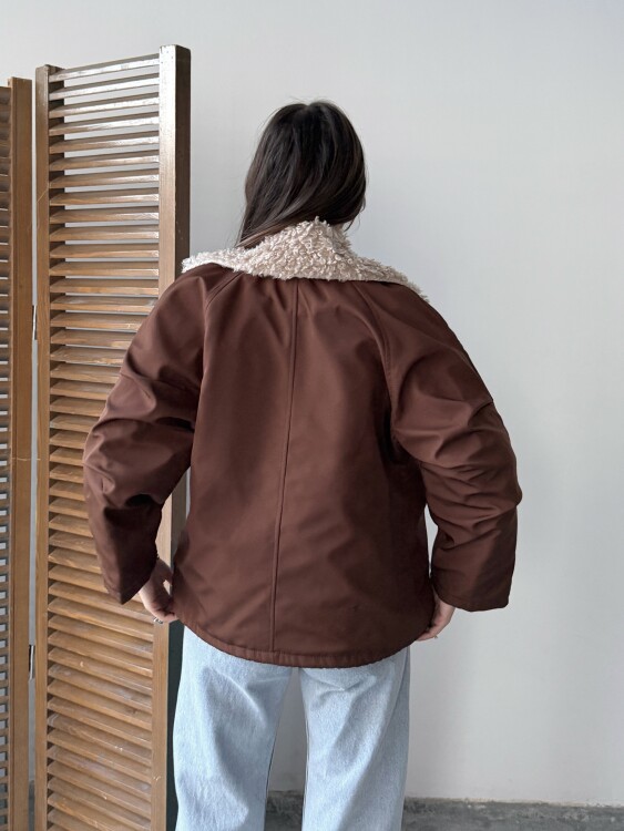 Sipet Kısa Ceket - Acı Kahve - 2