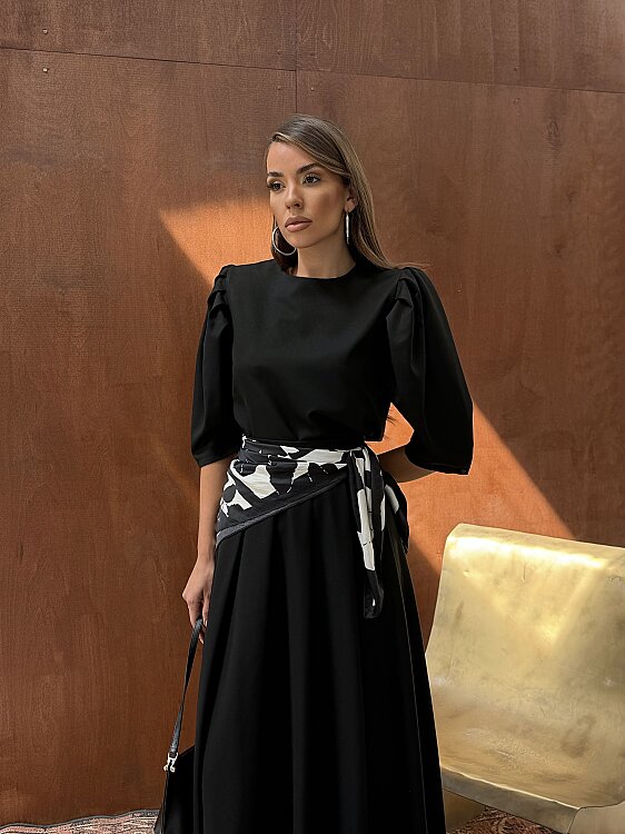 SOFI Bluz Etek Takım - Vizon - 5