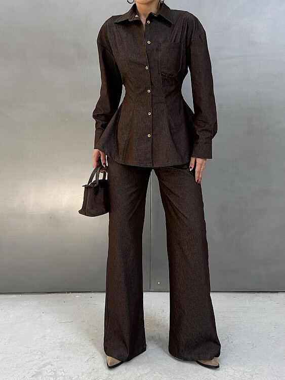 SOHO Denim Takım - Acı Kahve - 3