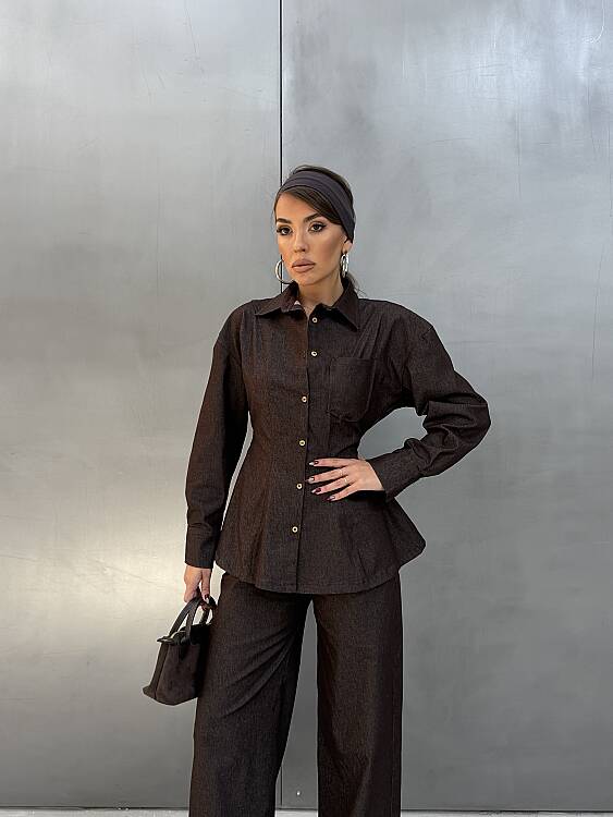 SOHO Denim Takım - Acı Kahve - 4