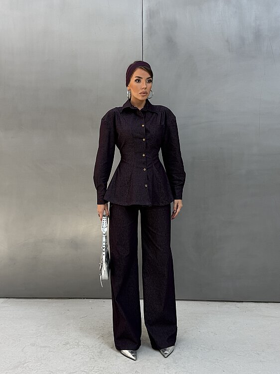 SOHO Denim Takım - Mürdüm - 3