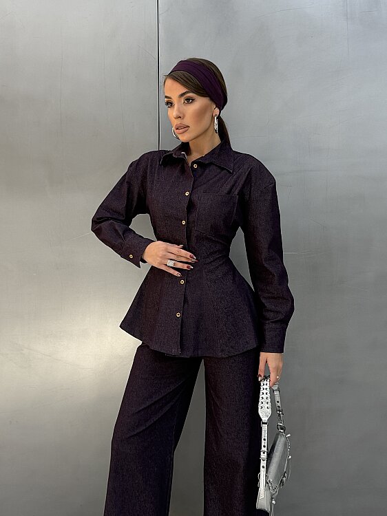 SOHO Denim Takım - Mürdüm - 4