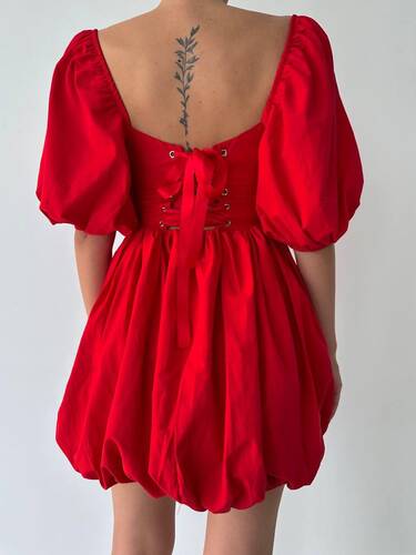 Tania Elbise - Kırmızı