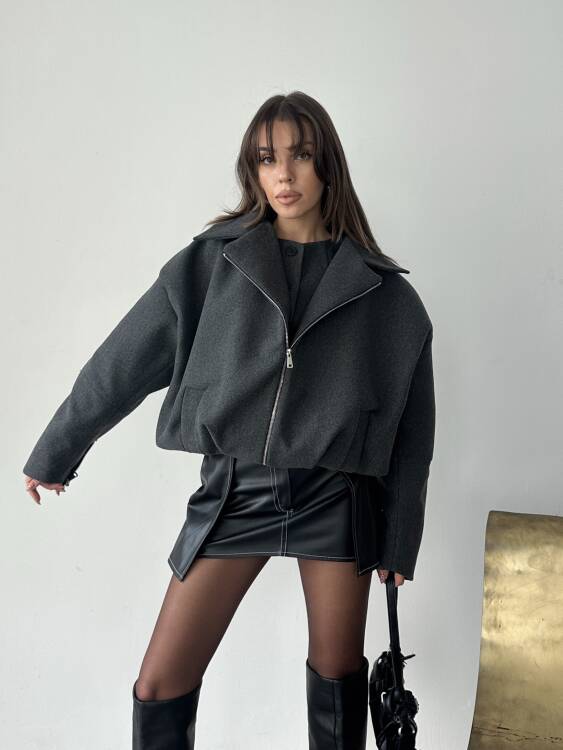 Tensi Yelekli Kaban - Antrasit - 1