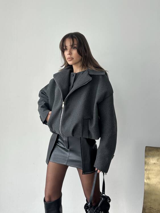 Tensi Yelekli Kaban - Antrasit - 3