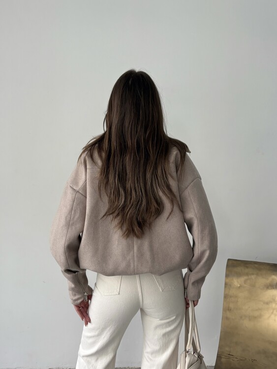 Tensi Yelekli Kaban - Bej - 4