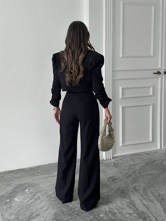 Theboom Ceket Pantolon Takım - Siyah - 2