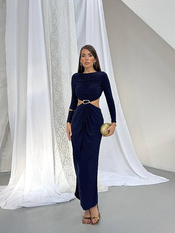 TIENSE Maxi Elbise - Siyah - 6