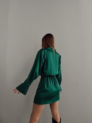 Tula Elbise - Yeşil - Thumbnail