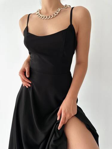 Valencia Elbise - Siyah