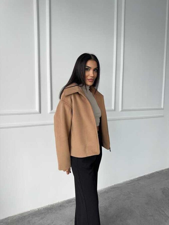 Wooly Kısa Kaban- Camel - 2