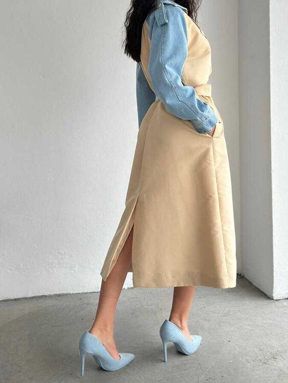 Zoe Trenchcoat- Bej - 2