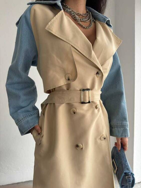 Zoe Trenchcoat- Bej - 3